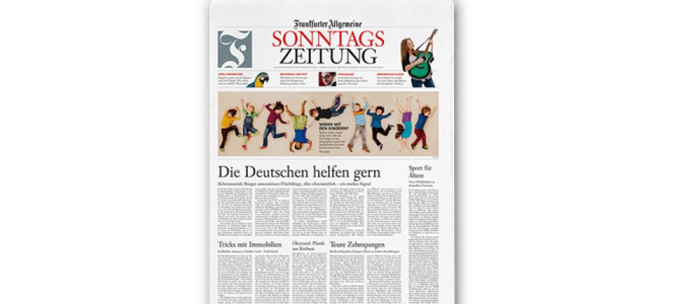 Frankfurter Allgemeine Sonntagszeitung Als „European Newspaper Of The ...